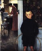 Paul Mathey Woman and Child in an Interior china oil painting reproduction